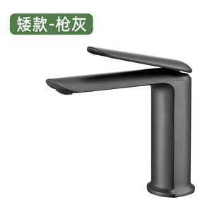 Basin Faucet Single Handle <b>Deck</b> Mounted Ceramic Valve Core Brass Faucets For Bathroom Sink Handwashing - Product Image 4