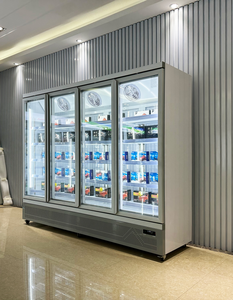 Congélateur vertical à <span class=keywords><strong>porte</strong></span> vitrée commerciale, réfrigérateur à grande capacité pour aliments congelés, crème glacée, pour magasin, supermarché - Product Image 3