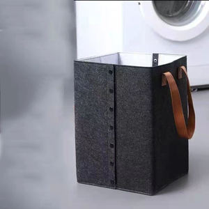 Biểu Tượng Tùy Chỉnh Gấp Arge Kích Thước Trang Trí Đa Năng Cảm Thấy Đồ Chơi Lưu Trữ Giặt <span class=keywords><strong>Basket</strong></span> Với Cứng Nhắc Dưới Với Xử Lý - Product Image 4