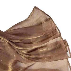 Venta caliente musulmán gasa Hijab transpirable Crepon rociado oro <span class=keywords><strong>Codiaeum</strong></span> bufanda Malasia brillo bufanda brillante seda Hijab - Product Image 4