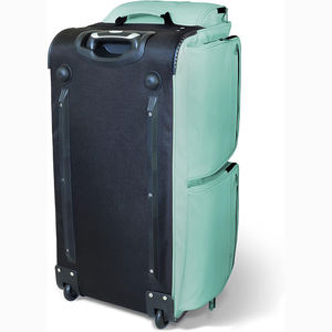 Free Sample Black Dance Competition Costume Garment <b>Travelling</b> Duffel Duffle <b>Bag</b> <b>with</b> Rack Rod 4 <b>Wheels</b> Folding Handle Custom - Product Image 4