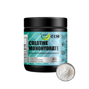 Créatine monohydrate en poudre micronisée en gros, 200 g, complément nutritionnel sportif, renforce la force, l'énergie, le développement musculaire - Product Image 4