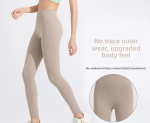 Pantalones Deportivos de Cintura Alta para Mujer, Sin Costuras, Elásticos, Transpirables, para Gimnasio, Yoga, Diseño Sólido, Venta al Por Mayor - Product Image 6