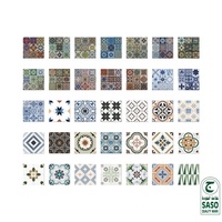 600x600 jet d'encre émaillé antique mauresque carreaux de céramique poli Design rustique salle de bain décoration murale sol mat carreaux décoratifs