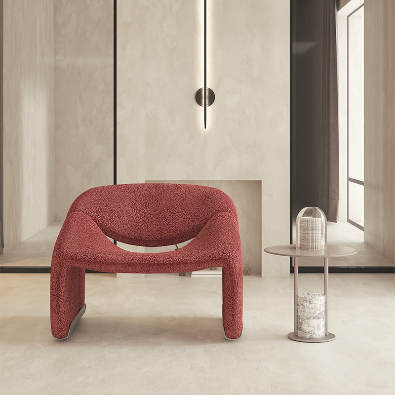 Asiento individual rojo oscuro.Otros colores disponibles.