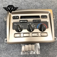 Panneau de console centrale SYX en argent poli brillant pour Toyota LandCruiser LC100 1998-2007, remplacement direct à clipser, amélioration