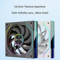 Vente directe usine – Ventilateur de boîtier Prism 9 Pro 120 mm à roulement fluide, contrôle PWM/température intelligent pour PC de bureau, refroidissement ARGB