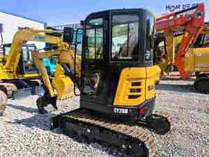 Excavatrices sur chenilles SANY d'occasion certifiées CE avec godet, mini-excavatrices SANY 26U de 2 tonnes à vendre, machines de Chine - Product Image 2