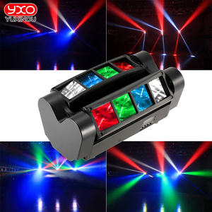 미니 Led 스파이더 라이트 8X10W RGBW 이동 헤드 빔 라이트 8 눈 led 이동 헤드 <span class=keywords><strong>DJ</strong></span> 효과 조명 바 나이트 클럽 - Product Image 2