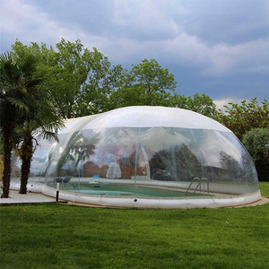 Grande <span class=keywords><strong>tente</strong></span> de <span class=keywords><strong>piscine</strong></span> gonflable transparente, abri de <span class=keywords><strong>piscine</strong></span> transparent imperméable <span class=keywords><strong>pour</strong></span> piscines <span class=keywords><strong>hors</strong></span> <span class=keywords><strong>sol</strong></span>/encastrées - Product Image 3