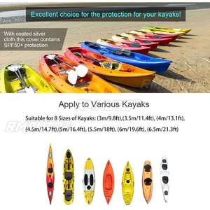 Funda Universal para Kayak, Canoa, Bote, Impermeable, Resistente a los Rayos UV, a Prueba de Polvo, Funda de Almacenamiento para Kayak, Canoa, Bote - Product Image 5