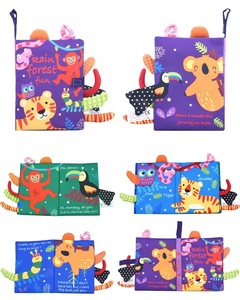 Gran oferta, libro de tela suave, herramienta de aprendizaje de educación temprana interactiva para padres e hijos, libros para niños con iluminación para bebés - Product Image 2