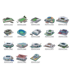 Juguete Educativo Personalizado para Niños de 5 a 7 Años, Rompecabezas 3D de Papel de Edificios Famosos del <span class=keywords><strong>Mundo</strong></span> - Product Image 3