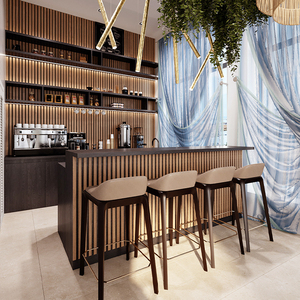 เฟอร์นิเจอร์กลางแจ้งชุดร้านอาหารตกแต่งร้านอาหารบริการออกแบบตกแต่งภายในร้านอาหารตามสั่ง - Product Image 4