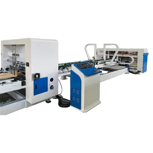 HRB-2800 Fully automatic computer model carton folder gluer for carton box with high quality