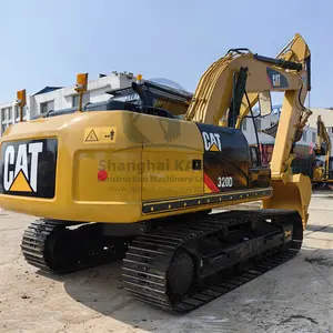Escavatori usati 20 ton escavatore usato cat320 cat320D escavatore per la vendita a Shanghai trattori originali di vendita calda