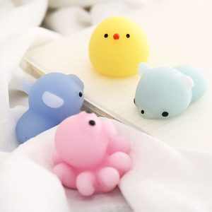Juguetes blandos de animales Kawaii para niños, pelotas antiestrés para apretar, recuerdos de fiesta, juguetes para aliviar el estrés para cumpleaños - Product Image 2