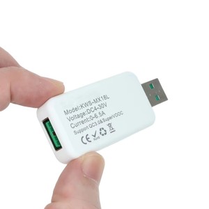 KWS-MX18L Probador USB 10 en 1, <span class=keywords><strong>Volt</strong></span>ímetro <span class=keywords><strong>Digital</strong></span> DC, Amperímetro, Medidor de Corriente y Voltaje, Detector de Amperios y Voltios, Cargador de Batería Externa - Product Image 6