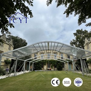 Tente de réception temporaire de luxe de grande taille (200-500 personnes) en forme d'arche <span class=keywords><strong>pour</strong></span> événements extérieurs et mariages à louer - Product Image 5