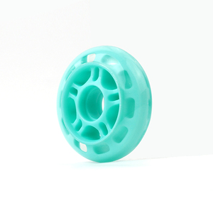 Logo couleur OEM d'usine <span class=keywords><strong>Caoutchouc</strong></span> polyuréthane à rebond élevé 74A 76A 78A 80A 82A 85A 70mm 72mm 76mm 80mm 84mm Roues de <span class=keywords><strong>patin</strong></span> à roues alignées PU - Product Image 2