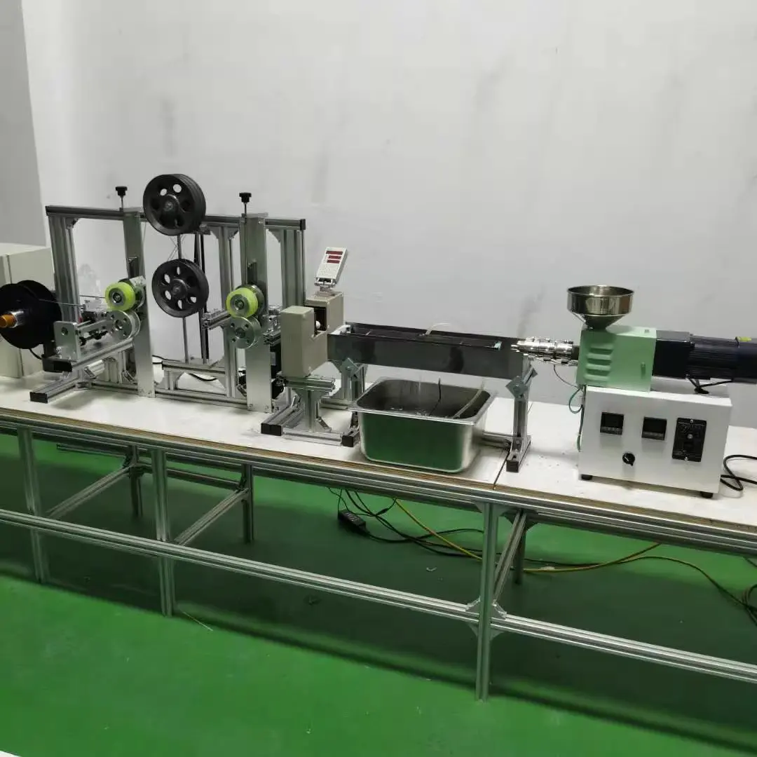 SJ15 PLA ekstrüzyon makinesi 3D filament ekstruder baskı filament üretim hattı küçük 3D baskı üretim ekipmanları