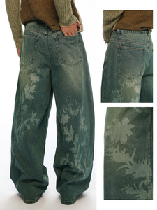 Jeans Cargo de Mezclilla Sólida Vintage para Hombre, Color Beige, Corte Recto, Cintura Media, Detalle de Botones, Ecológicos, Transpirables y Ligeros, Marca Custom Highstreet - Product Image 5