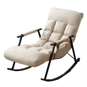 เก้าอี้โซฟาหนังพับได้สำหรับลานระเบียงเก้าอี้ปรับเอนได้สำหรับนอนเก้าอี้โยก - Product Image 3