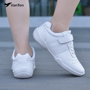 Zapatos de porristas blancos Baile Entrenamiento Atlético Tenis Baile juvenil Competición ligera Cómodas zapatillas de deporte Cheer - Product Image 4