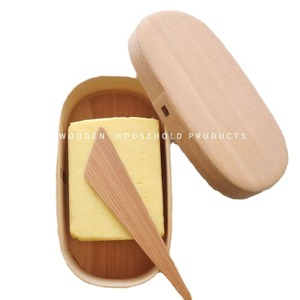Mantequillera de Madera Rectangular para Conservar la Frescura, Vajilla de Cocina - Product Image 4