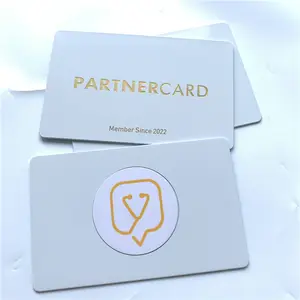 Tarjeta inteligente de negocios Digital, tarjeta de negocios con impresión dorada, color blanco mate de lujo, Tap to go links