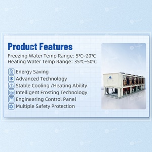 สำหรับเครื่องปรับอากาศแบบสกรูระบายความร้อนด้วยน้ำ 170kW-1180kW สำหรับอุตสาหกรรม ใช้สารทำความเย็น R134a ค่าบำรุงรักษาต่ำ ไม่ต้องใช้คูลลิ่งทาวเวอร์ - Product Image 4