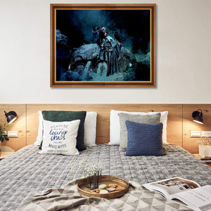 SONGWOO Custom Nordic 30x40 resina diamante quadrato soggiorno decorazione della parete la strega 5D kit pittura diamante arte fai da te - Product Image 3