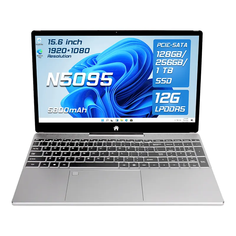 XINGHONGZHI Factory New Design Flip Cover Metal Case Office Notebook Outdoor Business CPU N95 12+256 Laptop