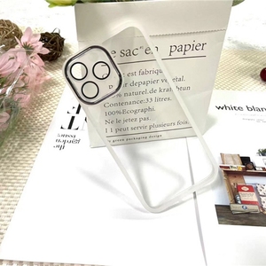 Ống Kính Bảo Vệ Mềm TPU Điện Thoại Thông Minh Bìa Rõ Ràng Cover Quay Lại Trường Hợp Đối Với <span class=keywords><strong>iPhone</strong></span> 16 15 14 13 12 11 Pro Max <span class=keywords><strong>Colour</strong></span> Điện Thoại Trường Hợp - Product Image 6