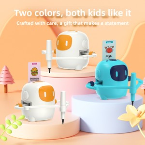 Robot de Dibujo de Plástico con 100 Tarjetas, Interactivo por Voz, Pintura Automatizada, Juguete Educativo Montessori, Regalo para Niños de 7 a 14 Años - Product Image 3