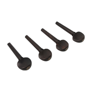 Bốn Violin điều chỉnh Chốt gỗ mun điều chỉnh chốt cho violin nhạc cụ Violin phụ kiện - Product Image 1