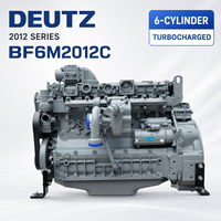 Moteur diesel SCDC série 2012 de 160 CV à 230 CV refroidi par eau, 6 cylindres BF6M2012C pour machines de construction industrielle