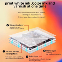 Imprimante jet d'encre UV hybride à plat 6050, haute vitesse 50 m/min, 2400 DPI pour coques de téléphone en métal/cuir/plastique et petites entreprises