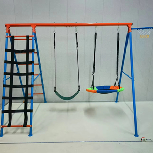 Trẻ Em Vườn Ngoài Trời Kim Loại Chiếc Đĩa Đu Đặt Đa Chức Năng Trẻ Em Kim Loại Vườn Đu - Product Image 6