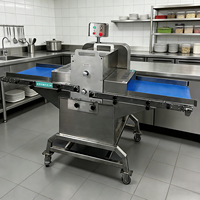 Nouvelle trancheuse à viande cuite MKQ à commande par variateur de fréquence 220V, entièrement en acier inoxydable 304, démontage facile