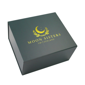 11" x 4.5" x 2.5" Gold Logo Magnetic Gift Boxes Wholesale Box With Magnet Closing