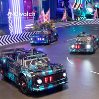 Équipement de compétition automobile pour simulateur de conduite en temps réel avec retour visuel immédiat pour salle de jeux