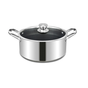 Set di Pentole Ibride in Acciaio Inox da 10 Pezzi con Coperchi, Antiaderente, Acciaio Inox a <span class=keywords><strong>3</strong></span> Strati con Manico Termoisolante - Product Image 5