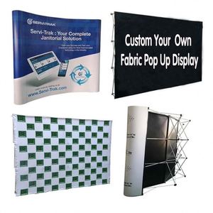 2024 Advertising Promotional Collapsible Backdrop Display Fabric Pop up <b>Stand</b> - Product Image 1