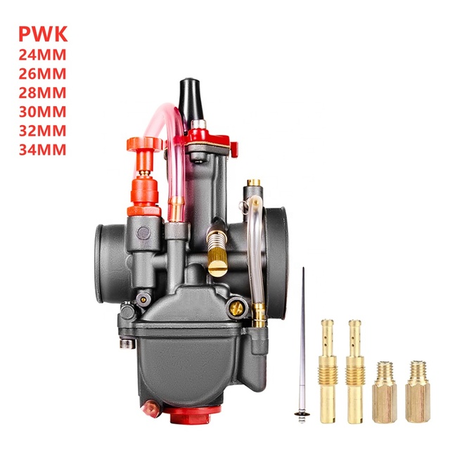 Racing Carburetor PWK 24mm 26mm 28mm 30mm 32mm 34mm 24 26 28 30 32 34 for Motorcycle Moped Scooter ATV Dirt Pit Bike Carburetor