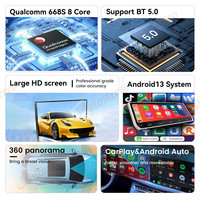 Radio para Auto con Android 13 de 12.3 Pulgadas para Mercedes-Benz Clase G 2016-2018, Unidad Principal de Navegación GPS, Reproductor Multimedia GPS, Estéreo de Audio