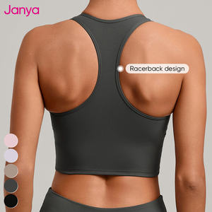 Janya女性用ハイストレッチフィットネスピクルスボールウェアセット通気性ゴルフテニススカートヨガスポーツトップ2ピーステニスセット - Product Image 4