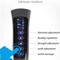 Masseur électrique pliable rechargeable de mollet et de jambe de pression de compression d'air de pied vibrant avec la compression d'air de chaleur