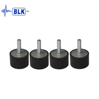EPDM-Isolateur Anti-Vibration Cylindrique Moteur Tampon en Caoutchouc Pieds Silencieux Bloc Amortisseur