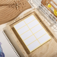 Papier autocollant mat de qualité supérieure, format A4 (210x297mm), pour impression jet d'encre, autocollants nominatifs, notes, étiquettes.